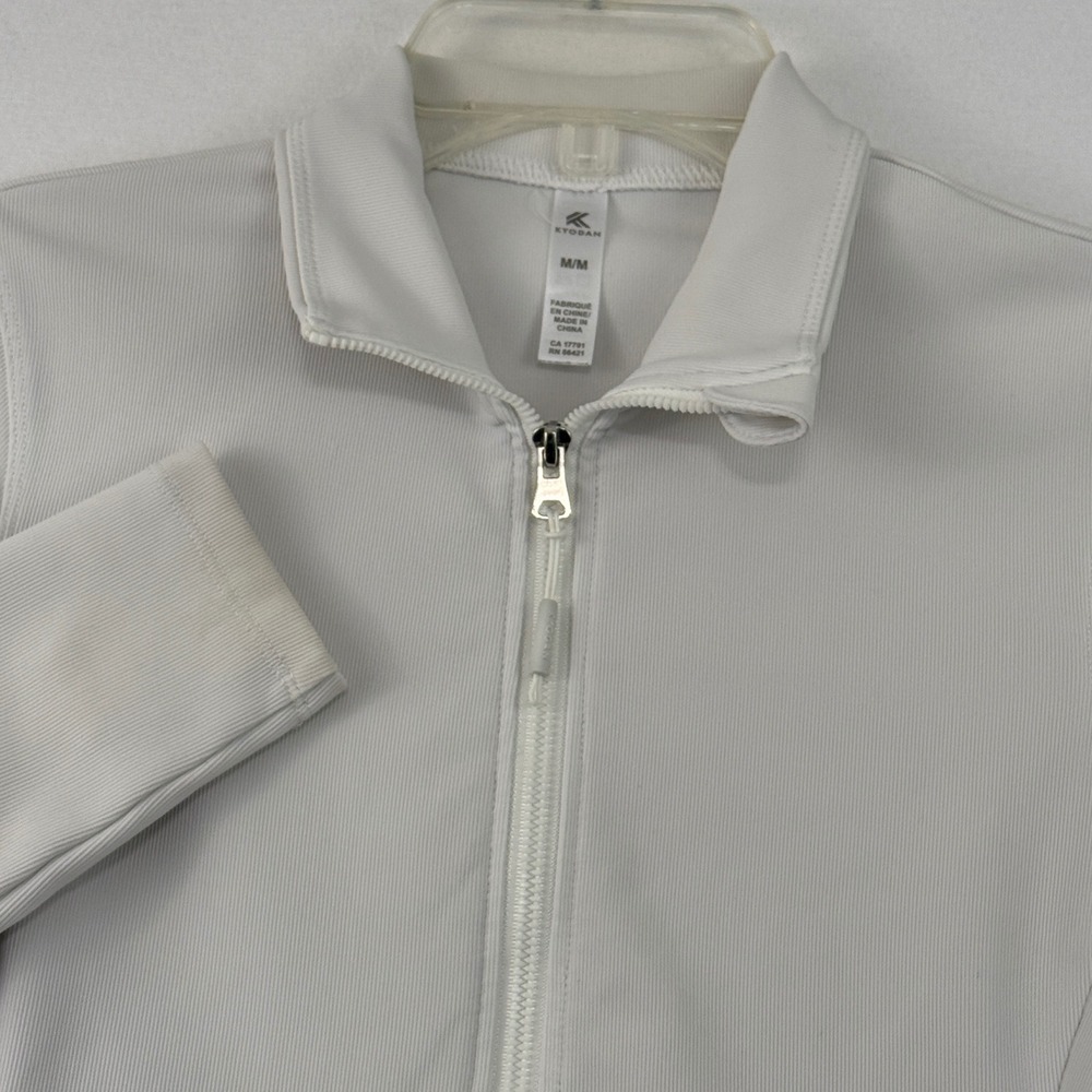 Kyodan Womens Size M Gray Full Zip Athletic Jacket - Althleisure - casual
